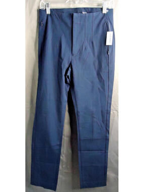 Old Navy Extra High Rise Polished Pixie Skinny Secret Smooth Pockets Navy 8 Tall